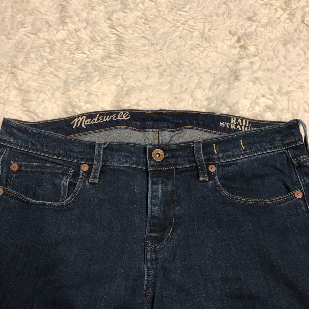 Madewell rail straight jeans